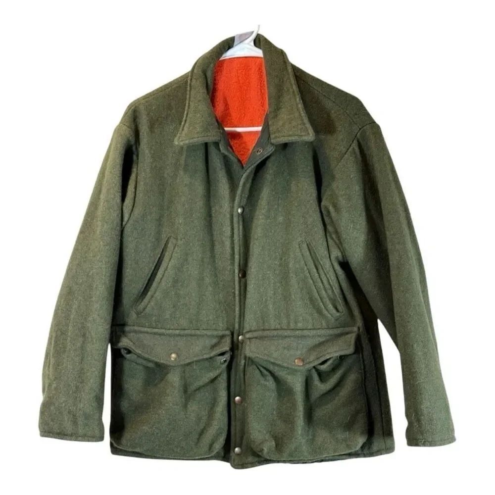 Vintage 90’s Codet Reversible Wool Blend Hunting Jacket Men’s Medium
